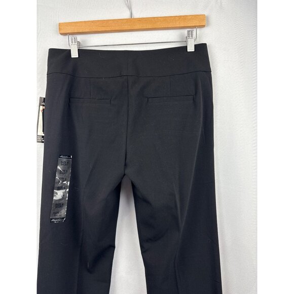 Women’s Kenneth Cole Size Petite 4 Black Slacks with Faux Pockets - Picture 4 of 7